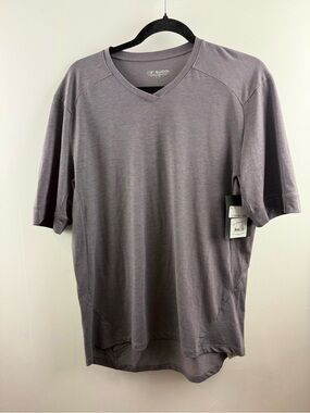 Sugoi Off Grid S/S Shirt Heather Charcoal Wool Blend Jersey Top NWT L